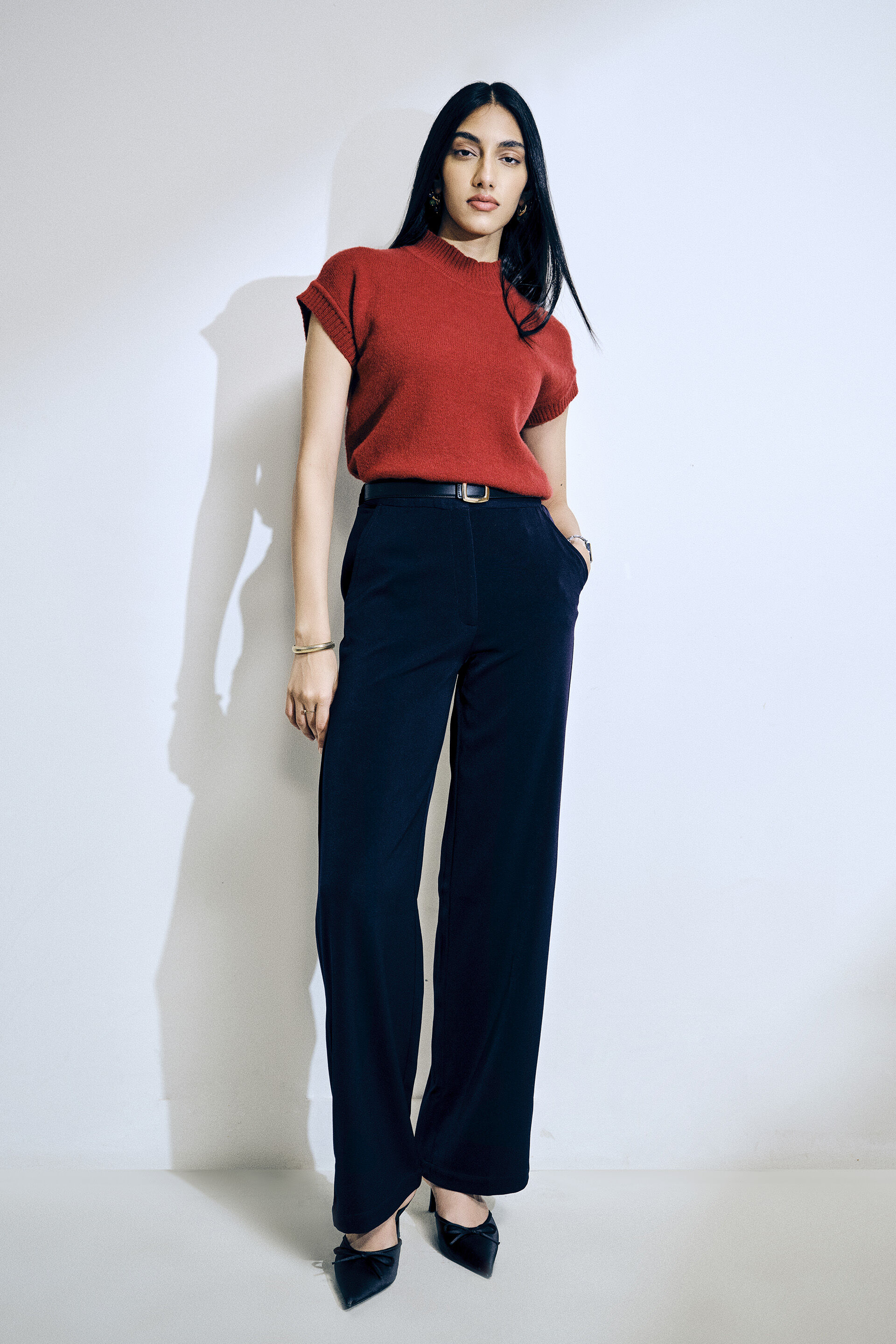 Astro Dust Short Sleeves Sweater, Rust, image 4